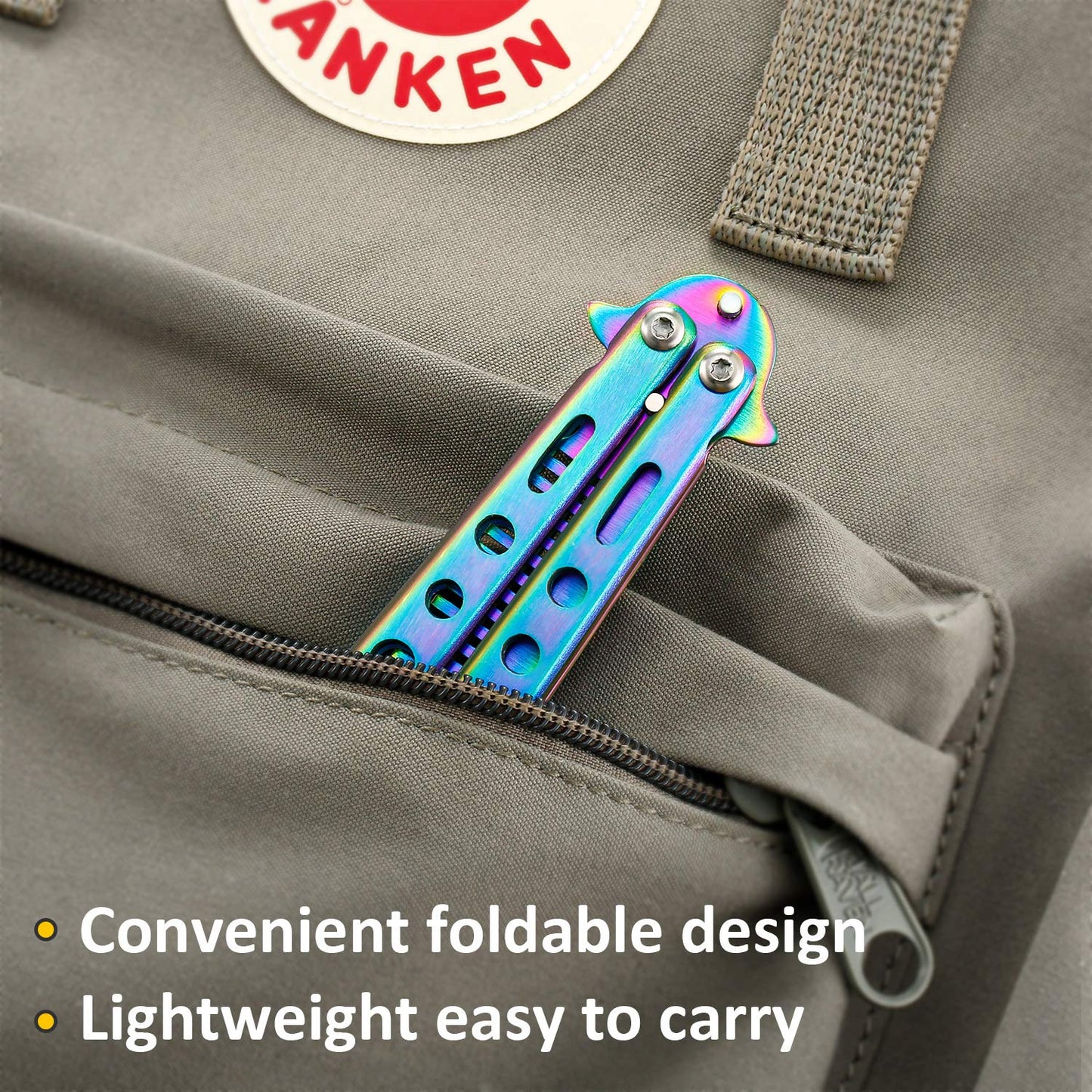 (Barison)Butterfly knife-shaped stainless steel folding comb, a hair styling tool. It's a two-in-one tool that can be used for both practicing styling techniques and combing hair.