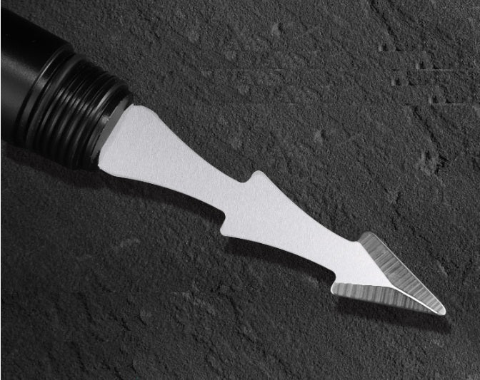 43-inch tactical trekking pole, with non-slip handle, multi-functional hiking stick, adjustable height, suitable for outdoor self-defense and mountaineering.