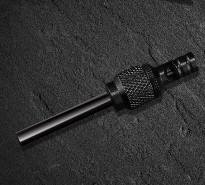 43-inch tactical trekking pole, with non-slip handle, multi-functional hiking stick, adjustable height, suitable for outdoor self-defense and mountaineering.