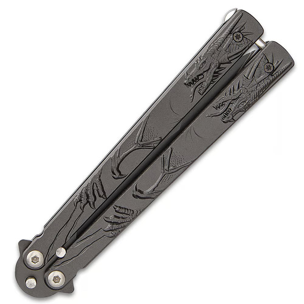 Black Dragon Butterfly Knife